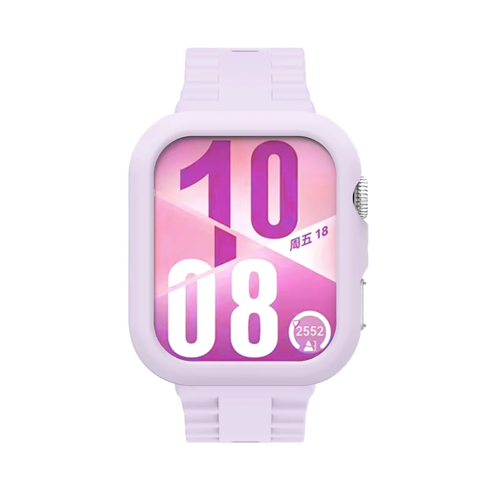Silicone Strap & Protective Frame for Smartwatch - Versatile Wristband Accessories