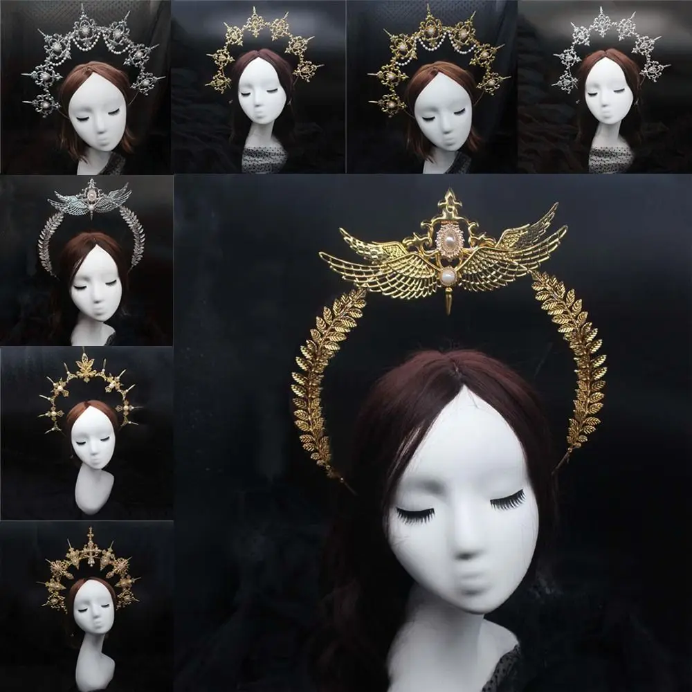 

Fashion Vintage Handmade Sun Goddess Headwear Wedding Headpiece DIY Crown Material Kits Gothic Lolita Tiara