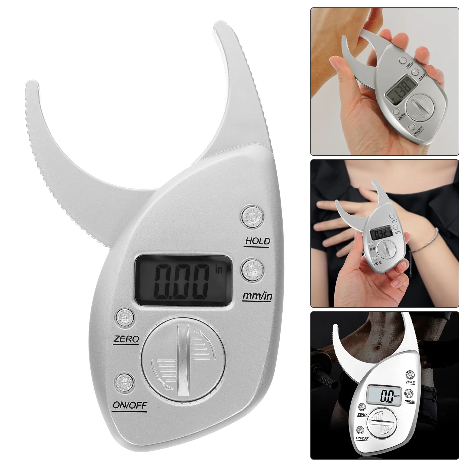 Monitor Digital Tape Measure Portable Fat Tester Body Caliper 114X67cm
