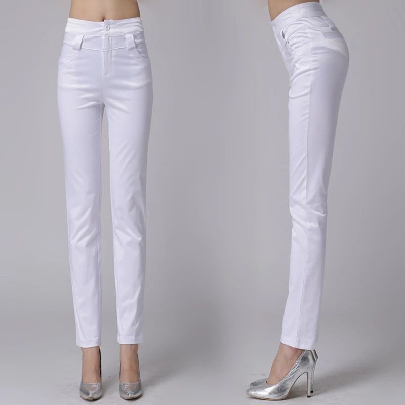 Women Business Formal Pencil Pants Mid 