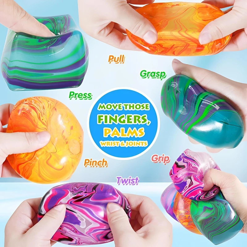Nee doh Ice Cube Fidget Toys Squeeze Anti-stress Sensory Pinch 5