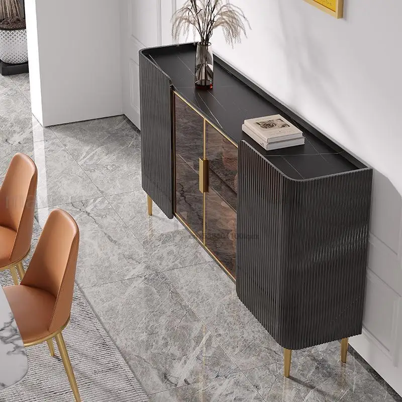 High-End Restaurant Kitchen Cupboard Living Room Storage Locker With Drawers Nordic Simple Home Decore Console Table Sideboard