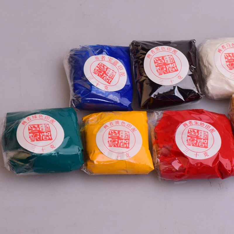 Cinnabar Ink Pad for Painting and Calligraphy