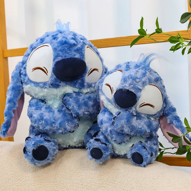 Disney New Product Curly Cartoon Stitch Soft Soft Hug Stitch Doll Interstellar Baby Plush Doll Ornament Pillow New Year Gift