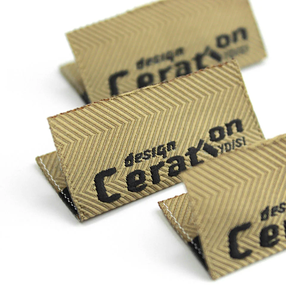 Woven Labels with High Quality Durable Woven Tags for Sofa Curtains Bags Clothing Textile Customizable Design