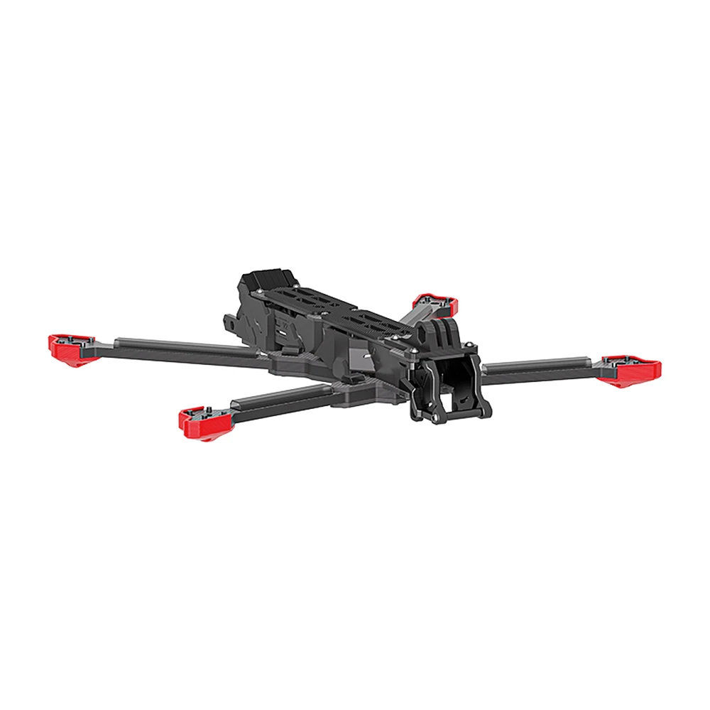 Bras et plaque de montage du kit châssis iFlight Chimera7 Pro V2 O4 7 pouces, avec découpes pour DJI O4.