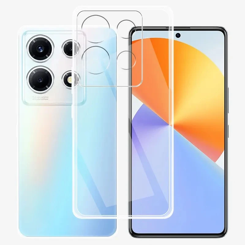 Clear Silicone Soft TPU Back Cover - Durable Mobile Phone Case