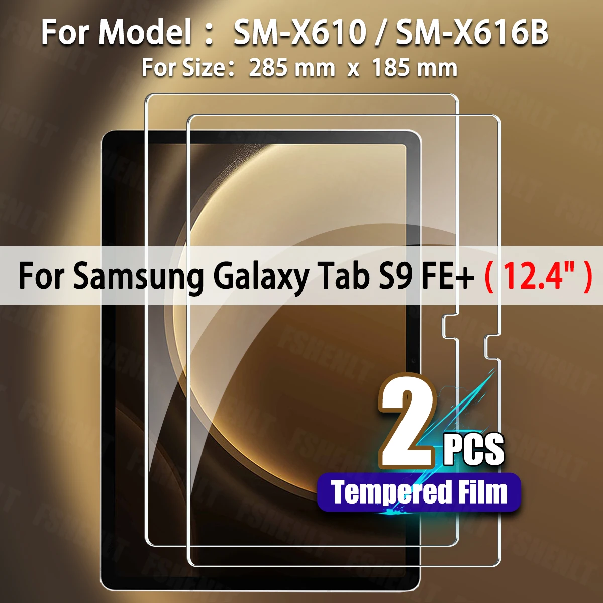 Premium 2-Pack Tempered Glass Screen Protectors
