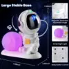 Astronaut Galaxy Projector Fairy Lights Ceiling LED Spotlight USB Powered Remote RGB Night Lamp for Gaming Room Christmas Party 2