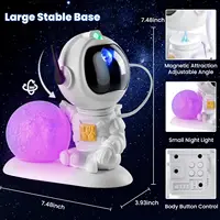 Astronaut Galaxy Projector Fairy Lights Ceiling LED Spotlight USB Powered Remote RGB Night Lamp for Gaming Room Christmas Party 2