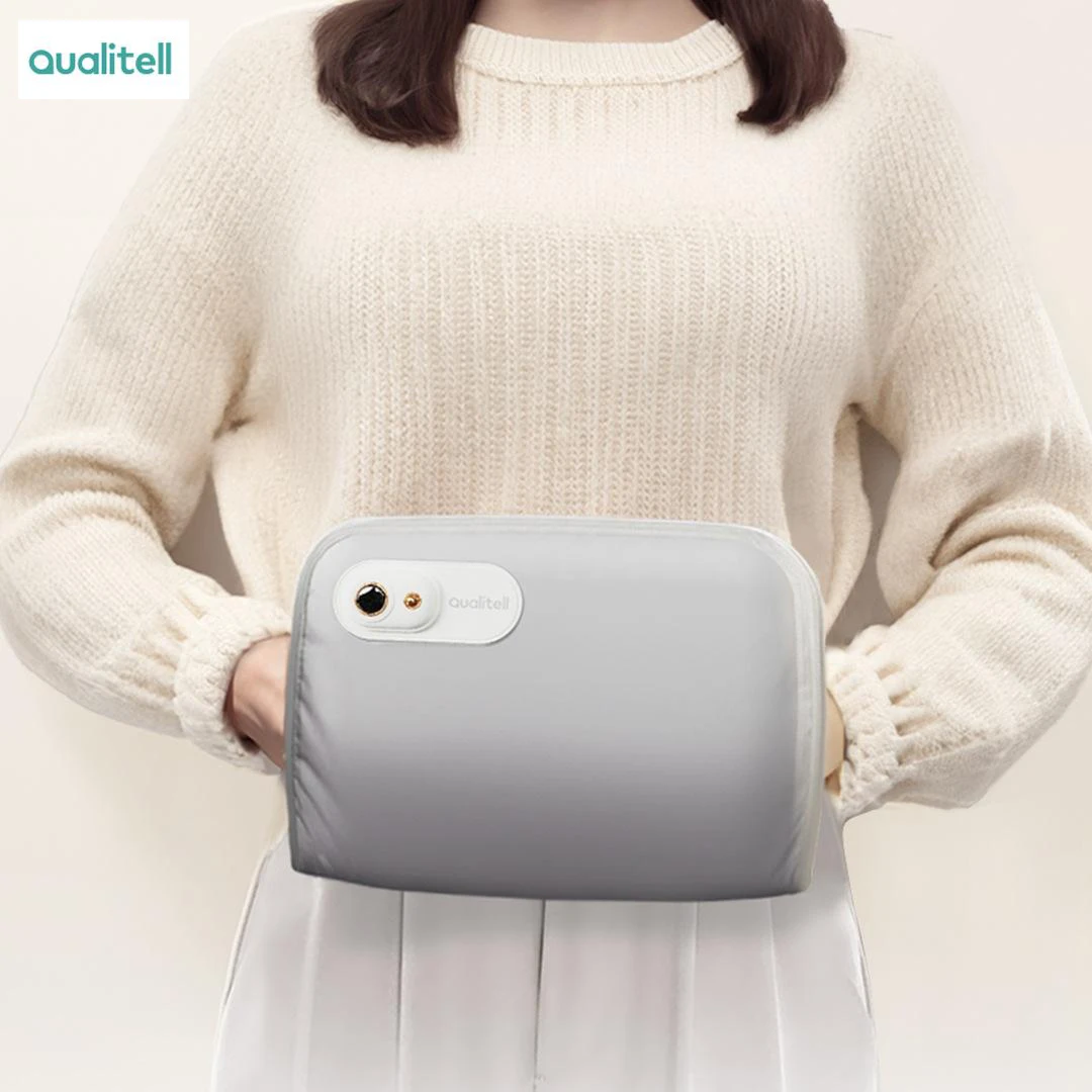 Qualitell Graphene Quick Heating Digital Display Temperature Portable Warm Handbag For Parents/Girls/Children Christmas Gift