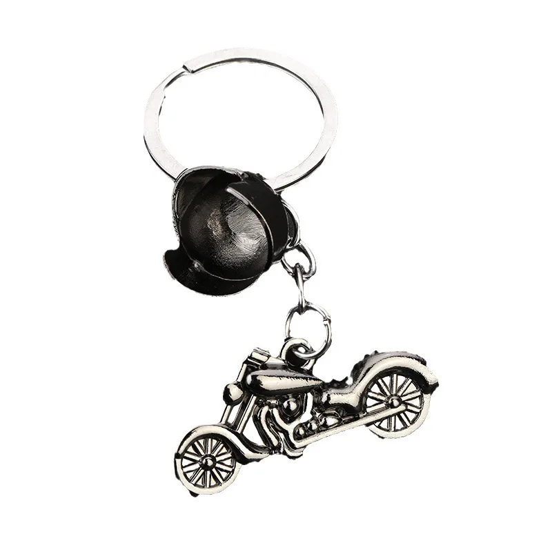 Metal Motorcycle Keychain Pendant for Men and Women