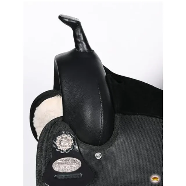 Trail Pleasure Western Horse Saddle for Horses Cordura Synthetic Material Brown Lightweight and Durable Design