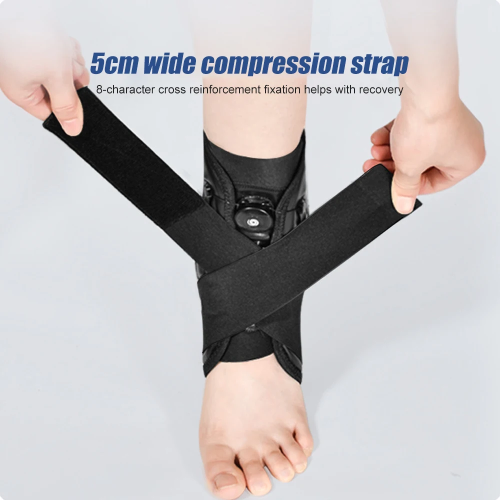 Professzionális Bokarögzítő Acél Merevítéssel – Állítható Sport és Rehabilitációs Bokatámasz S249f62d8506a434099d71e7ce34ea85c3