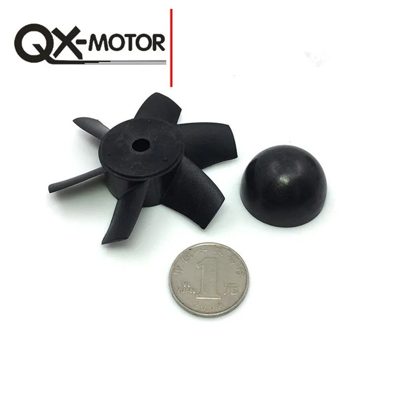 QX-MOTOR 공장 아울렛 EDF 키트, 6 블레이드 덕트 팬 슈트, RC 비행기용, 70mm