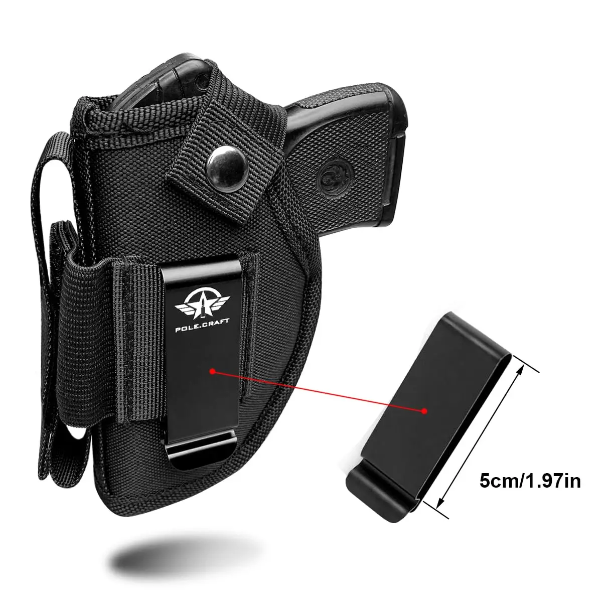 IWB/OWB Gun Holsters for Small Pistols: Ruger LCP 380, LCP MAX, II- Sig Sauer P365 P238- Walther PPK 380, CCP- S&W Beretta