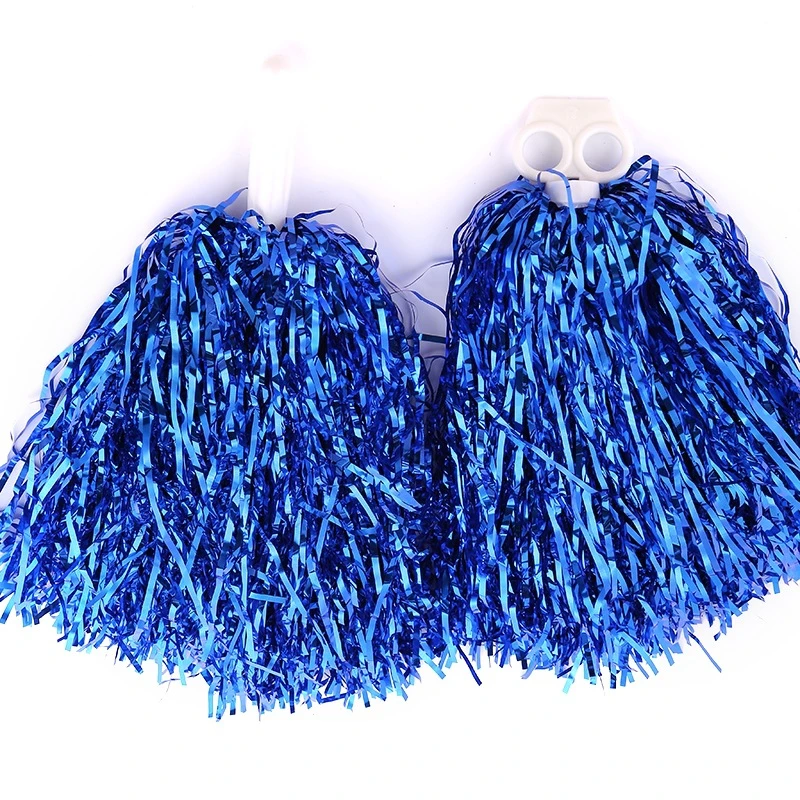 Cheerleading with Handle Cheer Balls Gold Yellow Red Green Blue for Hand Dance Women Girl Kids Pompoms Accessories