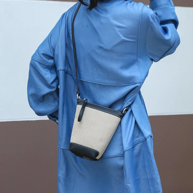 2024 New Women Canvas Bucket Purses And Handbags
