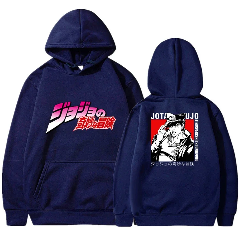 

Jojo's Bizarre Adventure Anime Clothes Harajuku Korean Hoodies Casual Oversize Sweatshirt Ulzzang Tracksuit Men Women Streetwear