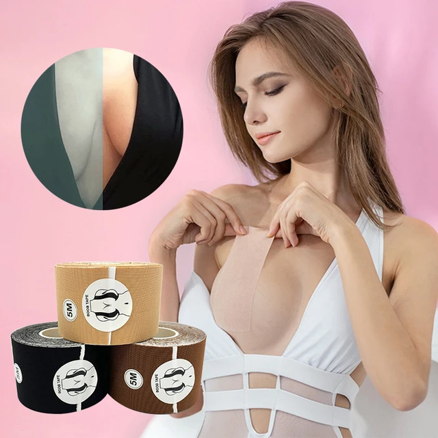 Nipple Cover DIY Breast Lift Tape Body Women Boob Tape Nipple Cover DIY  Breast Lift Tape Push Up Sticky Bra Lift Up Boob Tape - AliExpress