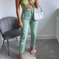 Elevate your office wardrobe with the High Waist Pencil Trousers 2