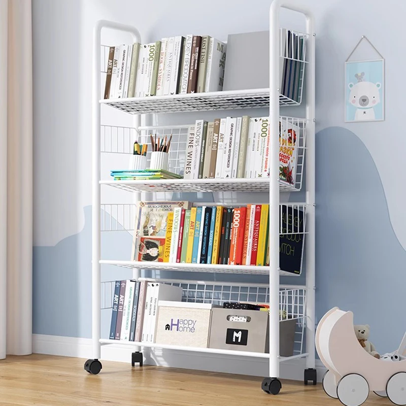 

Metal Book Shelf Bracket Indoor Design Creative Organizer Office Nook Shelving Unit Magazine Mueble Para Libros Room Furniture