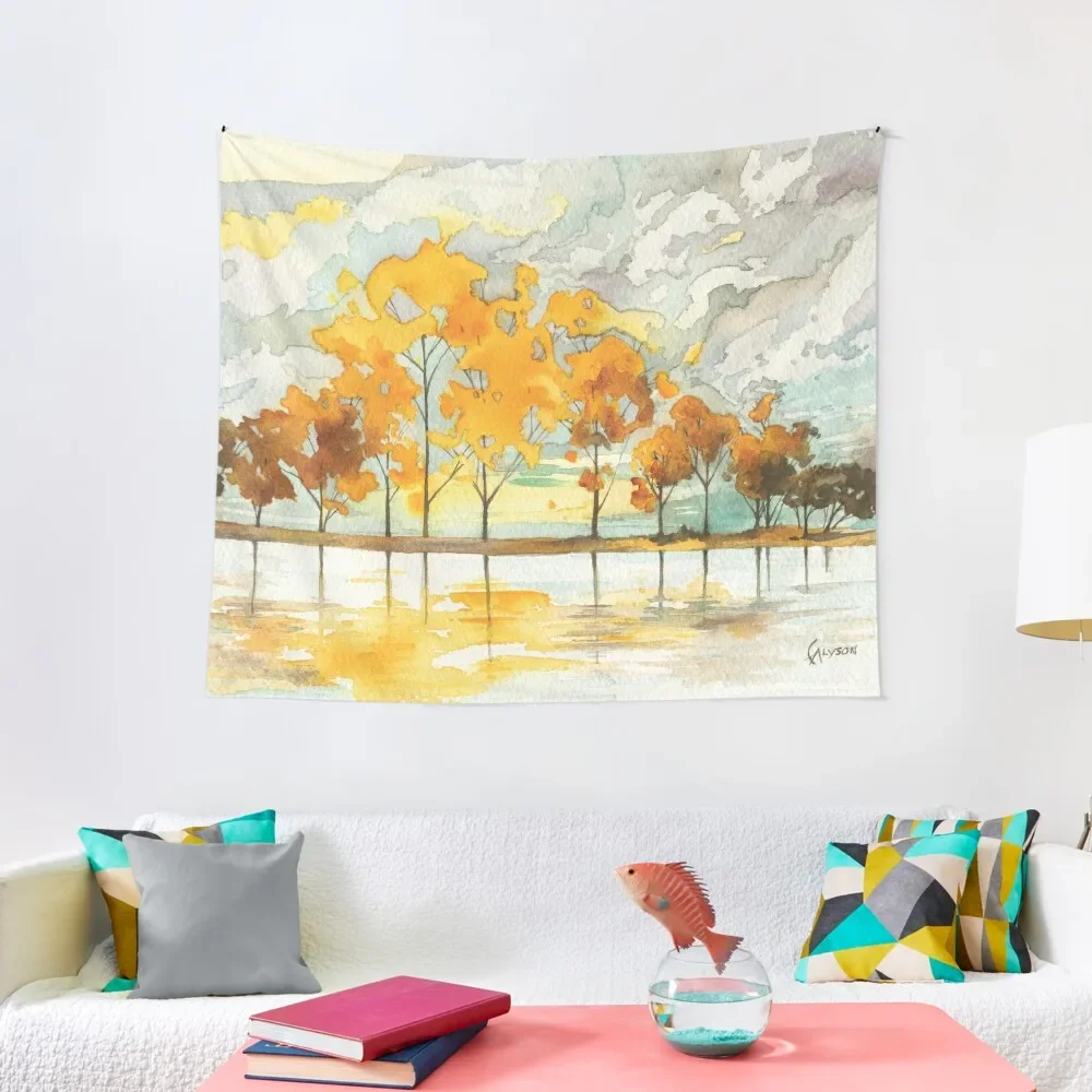 

Autumn Treescape Tapestry Aesthetic Room Decor Korean Decor For Bedroom Decoration Aesthetic Decoration Home Tapestry