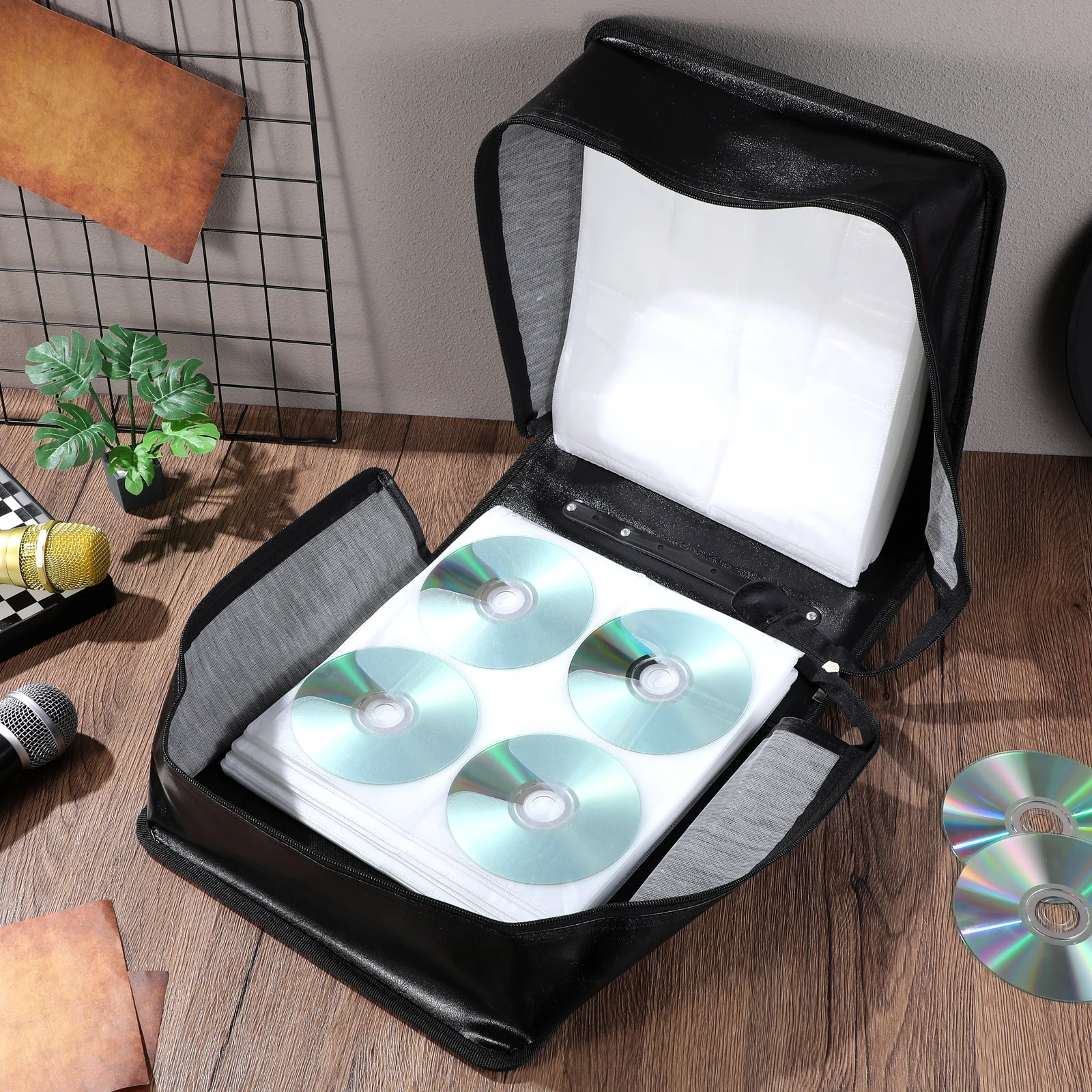 240/320/360400/520 Discs Portable Cd Dvd Wallet Holder Bag Case