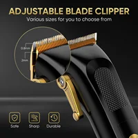 Sejoy Professional Electric Hair Clippers Kits 2 Gears Speeds LCD Rechargeable Hair Trimmers for Men Cordless Hair Cut Machine 2