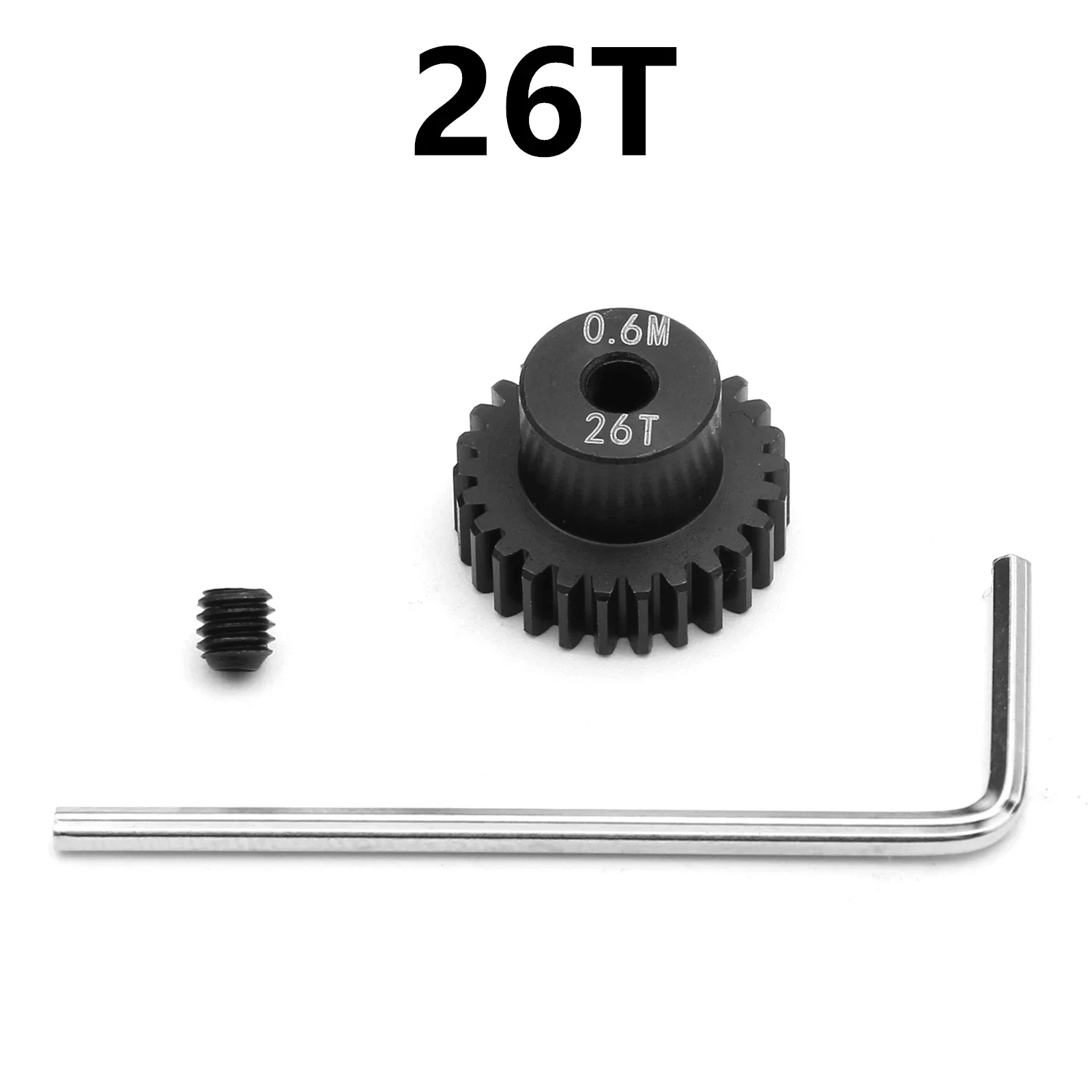 0,6 M Stahl Motor Getriebe 14T 19T 22T 26T für Tamiya RC Auto Upgrade Teile Zubehör – Detail 10