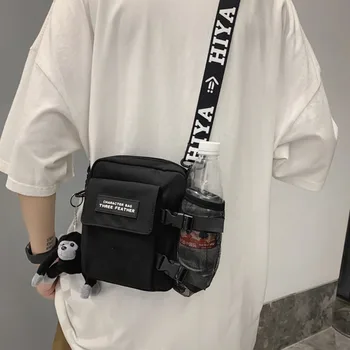 Borsa a tracolla in tela per coppia alla moda Borsa a tracolla per uomo casual Borsa per pendolarismo quotidiano Borsa da spiaggia da viaggio per esterni 1