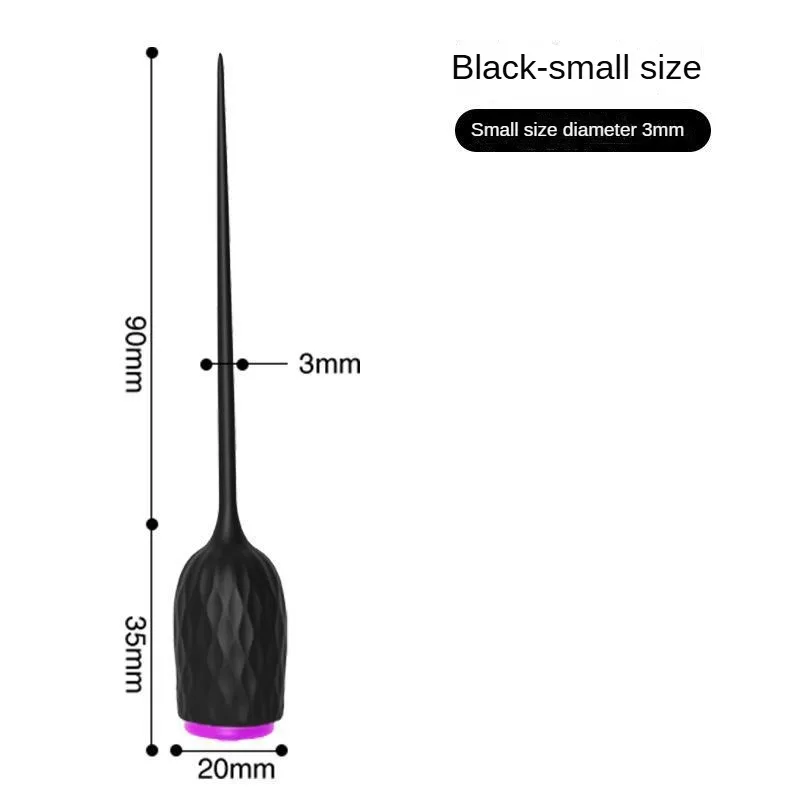 Male Penis Urethral Vibrator Catheter Penis Plug Ejaculation Delay Silicone Urethral Dilator Set Catheter Sex Toys for Men Penis Sex Toys