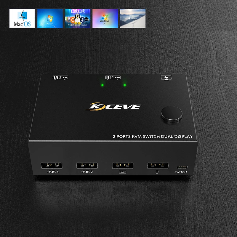 

Разветвитель для игрового экрана в реальном времени, USB-разветвитель, переключатель «подключи и работай», многофункциональный, Стандартный HDMI квм-переключатель, разветвитель
