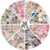 50PCS Smutty Dark Romance Bookish Spice Reader Girl Cartoon Booktok Sticker Aesthetic Car Kindle Ipad Phone Laptop Diary Sticker 1