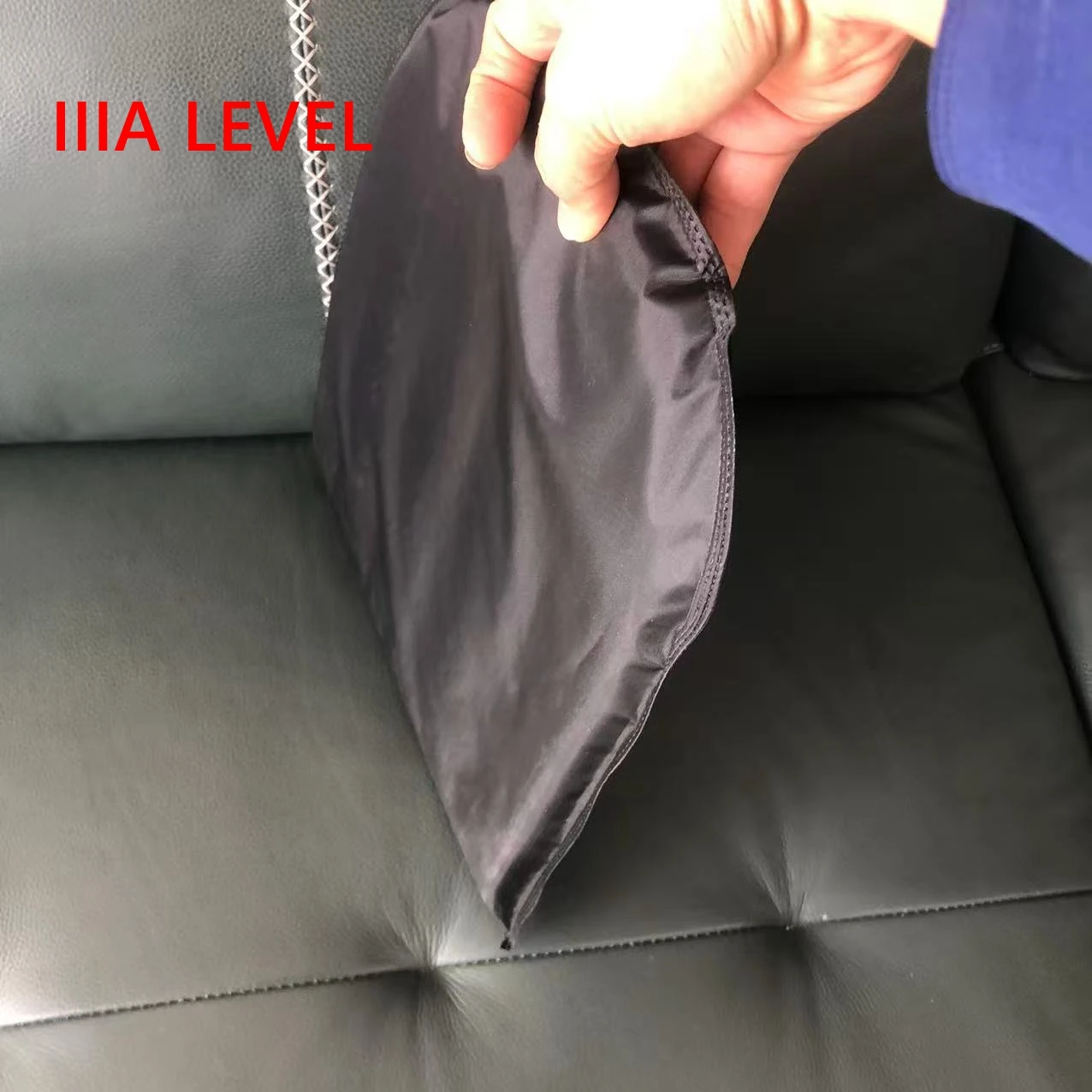 1개 45겹 소프트 PE 보호 장벽 방어용 쉴드 바디 스포츠 웨이트 플레이트 자기 방어용 보안 플레이트 10x12인치 3++A