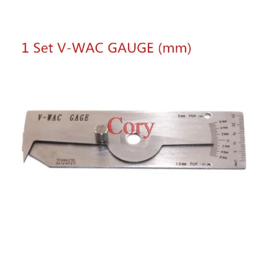 Welding test gauge Inspection Gage Weld Seam Bead/Fillet/Crown Test Ulnar Ruler Degree Angle Measure Kits Combine suit 6pcs