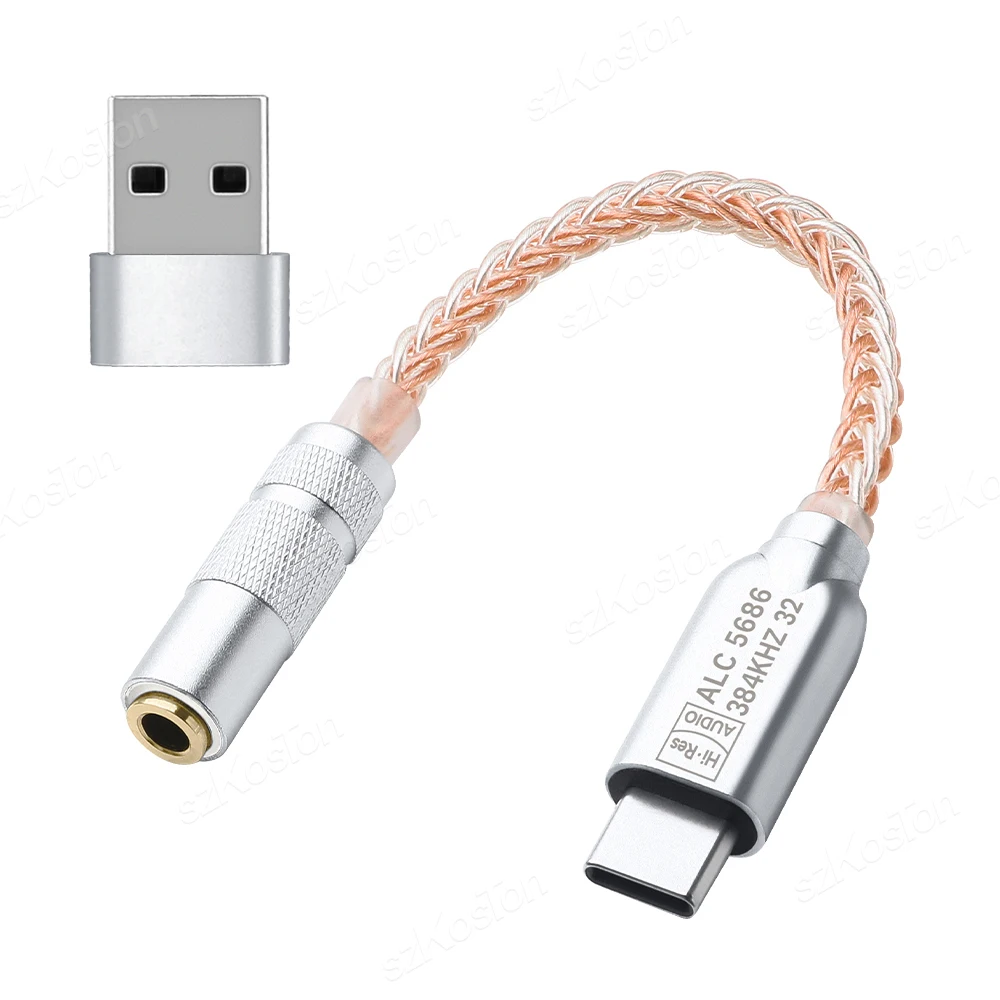 ตัวเลือกสินค้า สายแปลงเสียง Type-C เป็น 3.5 มม. คุณภาพ HiFi