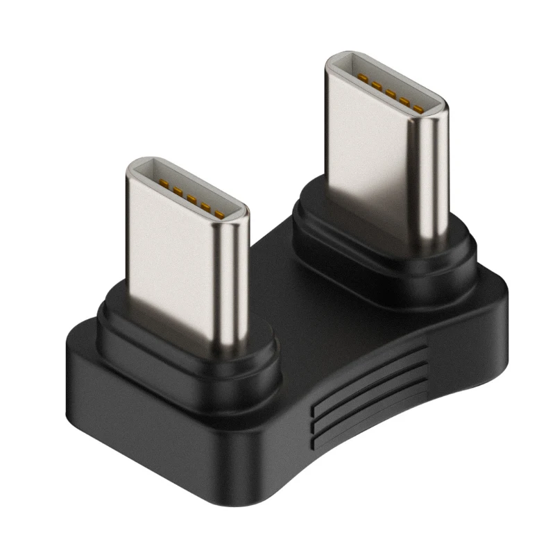 USB Type C Data Adapter USB C Adapter U-Shape Male to Male Plug to Type PD65W Fast Charging Converter 480Mbps