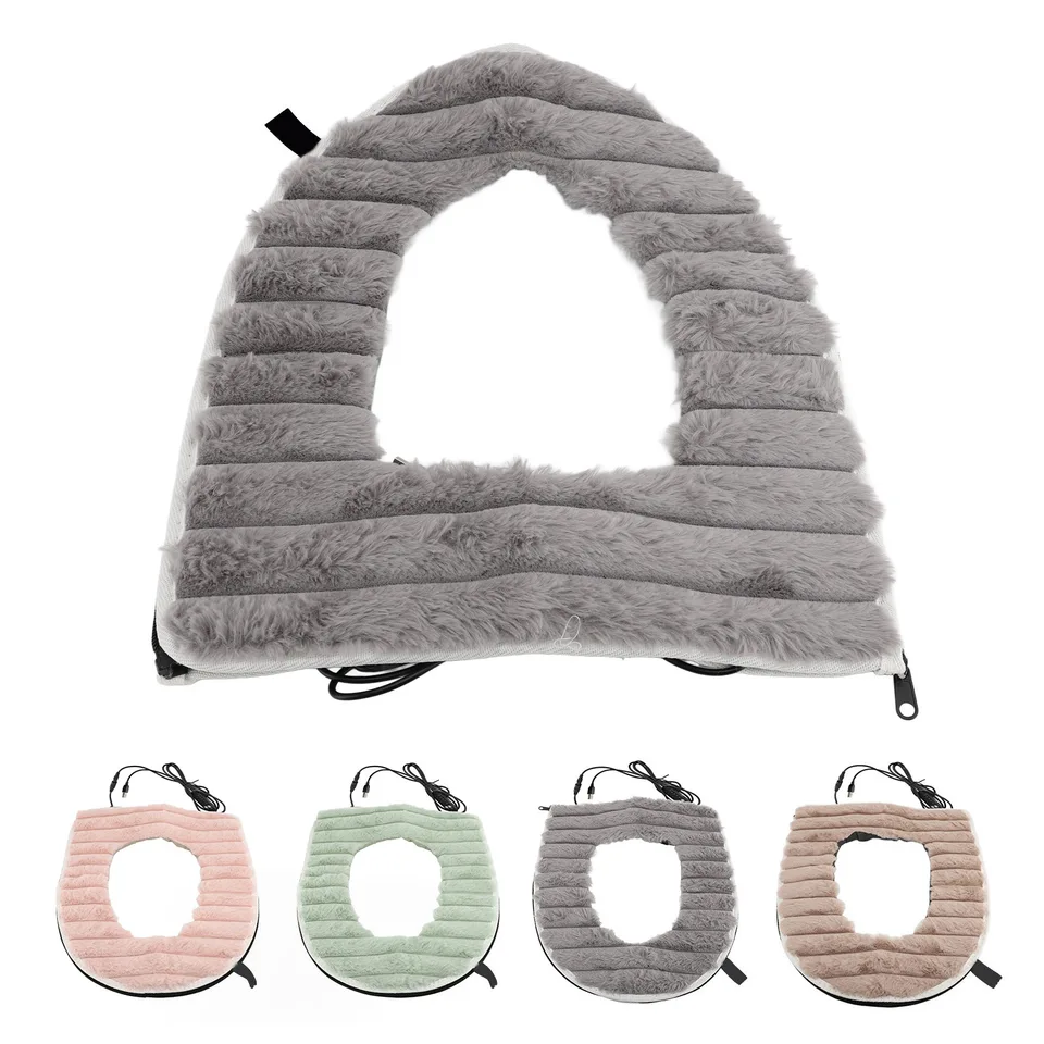 USB Heated Toilet Seat Cover Cushion Warmer
