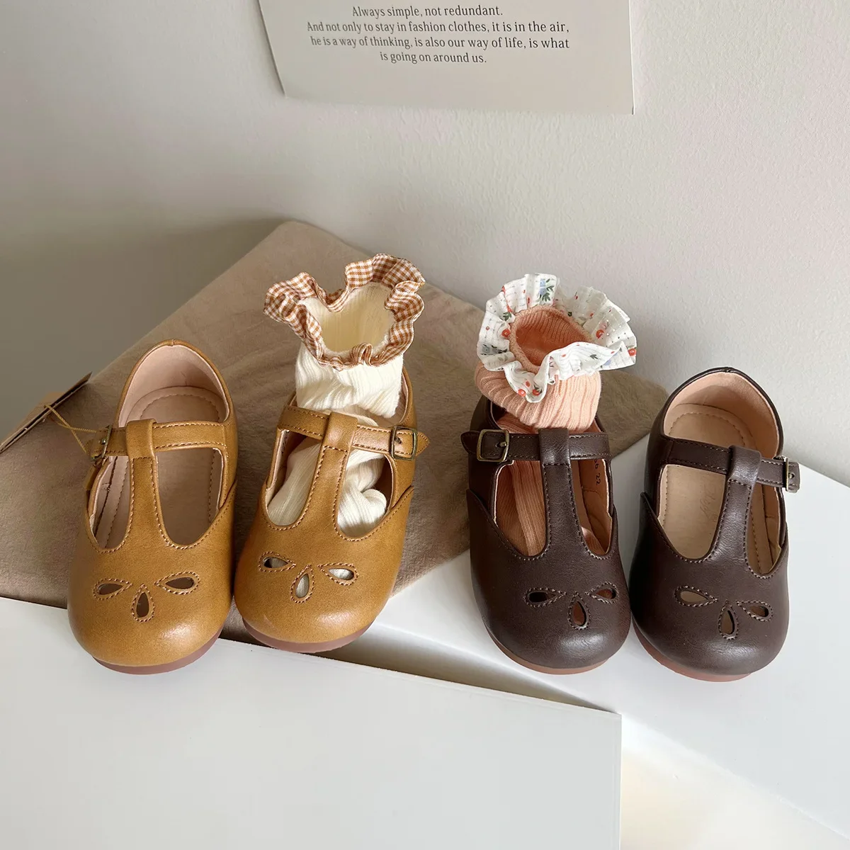 Leather Shoes, Girls Shoes, Girls Flats, Girls Sandals, Summer Retro Hollow