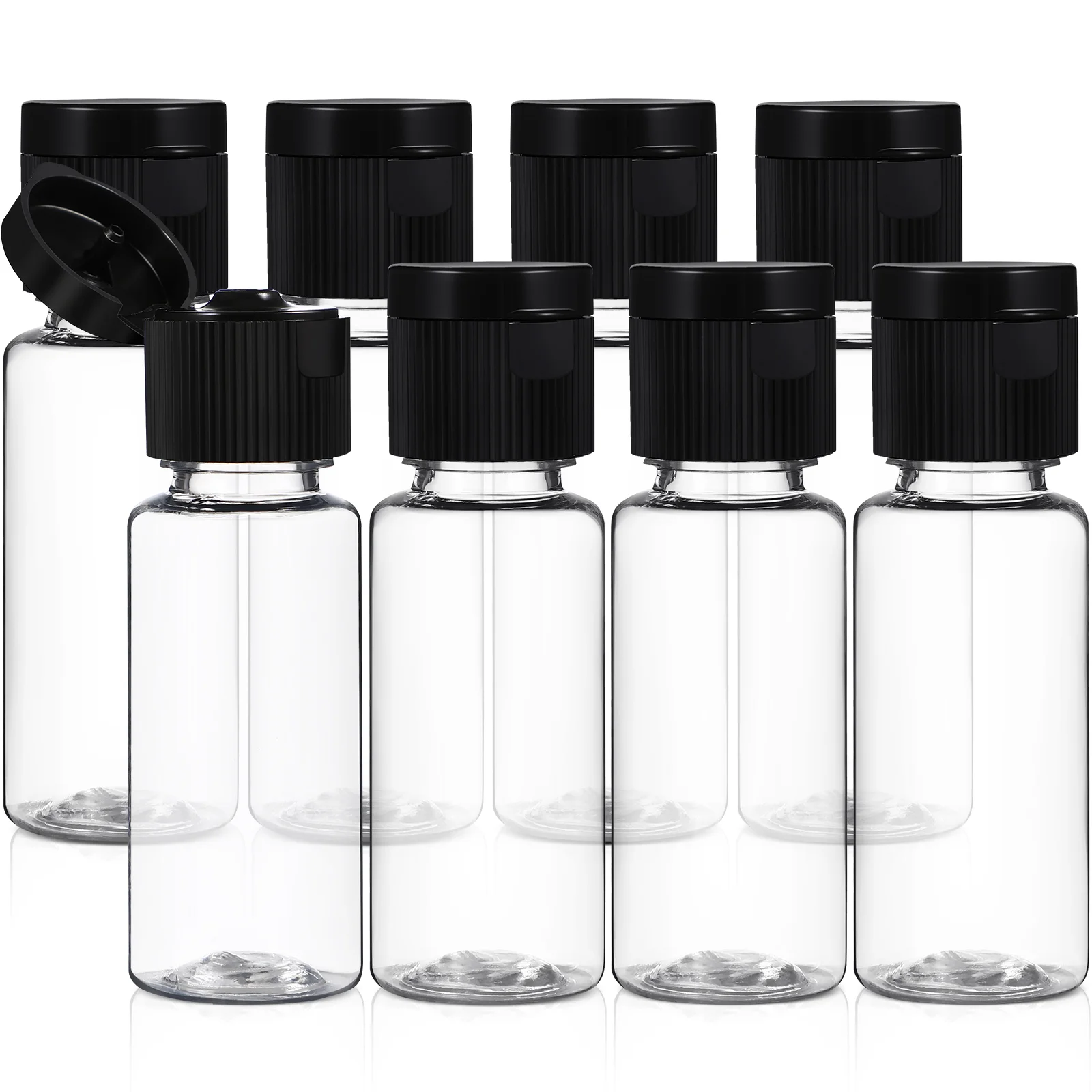 

30 Pcs Empty Bottles with Lids Makeup Travel Sample Packing Containers Jars for Shower Gel Emulsion Emollient Water