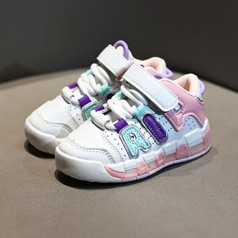 Children's Sneakers Boys Girls Non-slip Sport Shoes Toddler Non-slip Sneakers Casual Soft Shoes Kids Outdoor Four Seasons