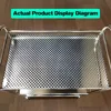 Stainless Steel Cart with Wheels 3 Tier,Stainless Steel Kitchen Cart,Stainless Steel Utility Cart,Metal Cart with Wheels 3