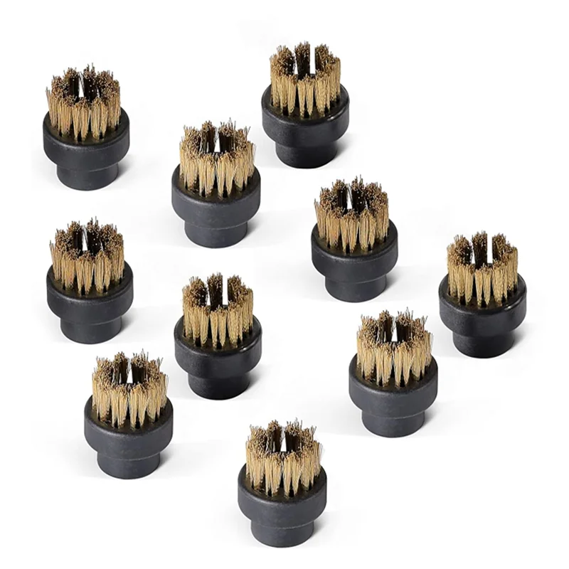 A76G-For Dupray Steam Cleaner Accessories- Small Brass Brushes(10 Pcs) For Steam Nozzles