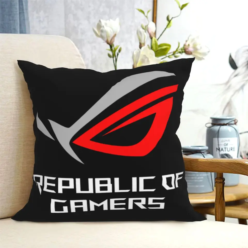 （非売品）ASUS ROG. REPUBLIC OF GAMERSクッション 非売品）ASUS ROG. REPUBLIC OF GAMERSクッション - メルカリ