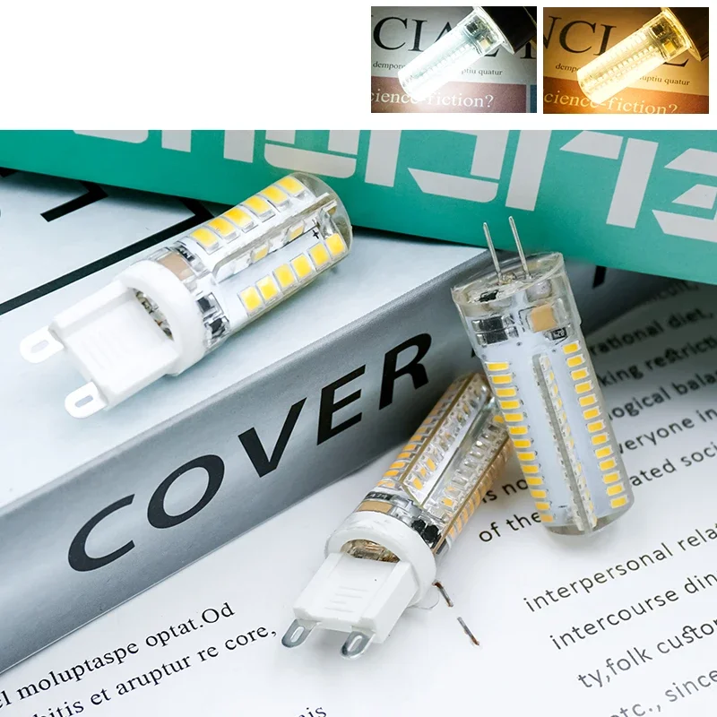 Bombilla LED 램프 교체 전구, 가정용 할로겐 램프 조명, 유용한 G9, 220V, 2W, 3W, 5W, 7W, 9W, 12W, Lampada, G4, AC, DC, 12V