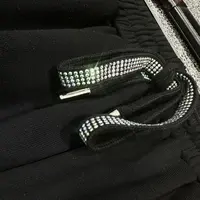 150KG Luxury Plus Size Sets for Women Men Autumn Casual 2 Piece Sets Women Outfit with Sparkling Rhinestones Large Size Sets - Image 6