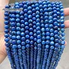 Wholesale 6 8 10mm Blue Kyanite Beads Round Loose Spacer Pick Size For Jewelry Making Diy Necklace Bracelet Accessory 15" Inch 1