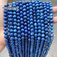 Wholesale 6 8 10mm Blue Kyanite Beads Round Loose Spacer Pick Size For Jewelry Making Diy Necklace Bracelet Accessory 15" Inch 1