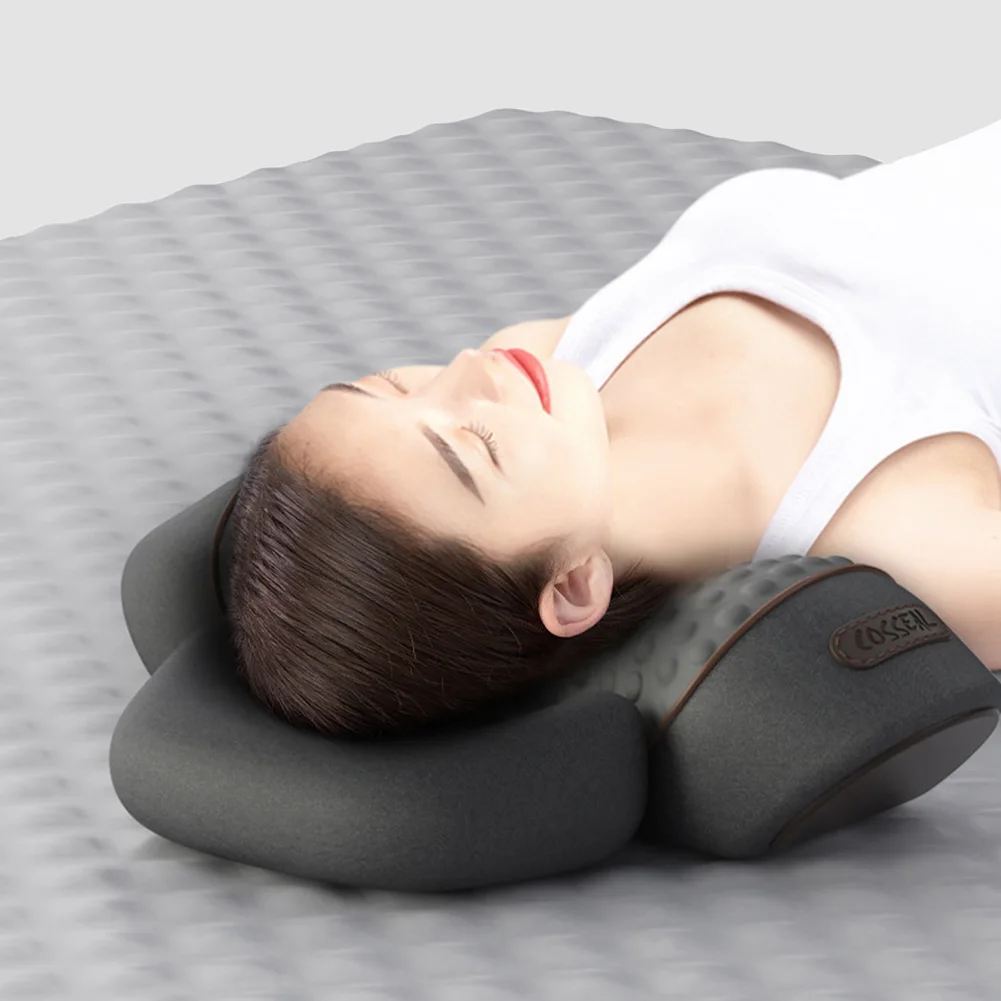 Electric Neck Massager With Heat And Vibration For Stress Relief_voghion.com